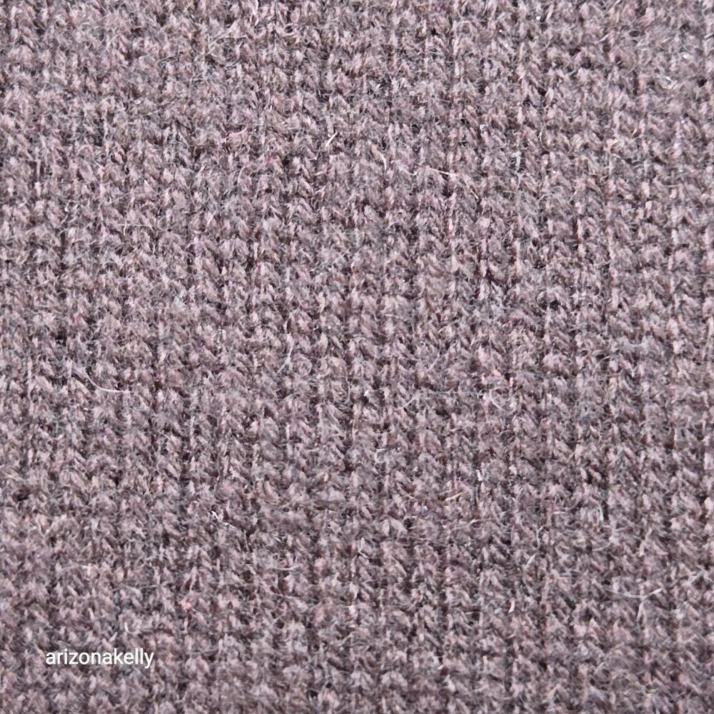Knit Cashmere Scarf Chocolate Brown - Picture 5 of 9